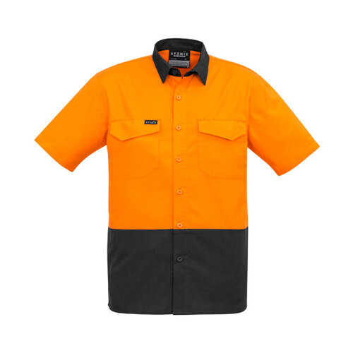 WORKWEAR, SAFETY & CORPORATE CLOTHING SPECIALISTS - Mens Rugged Cooling Hi Vis S/S Shirt