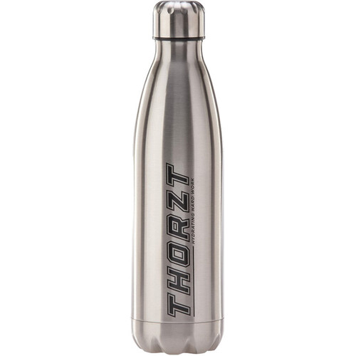 WORKWEAR, SAFETY & CORPORATE CLOTHING SPECIALISTS - THORZT 750mL STAINLESS STEEL DRINK BOTTLE - SILVER