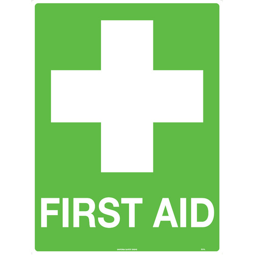 WORKWEAR, SAFETY & CORPORATE CLOTHING SPECIALISTS 90x55mm - Self Adhesive - Sheet of 10 - First Aid