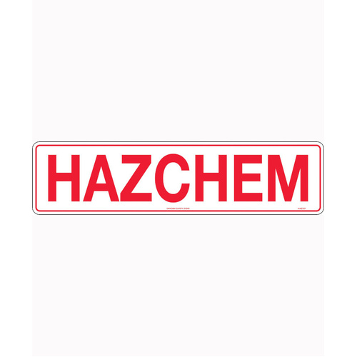 WORKWEAR, SAFETY & CORPORATE CLOTHING SPECIALISTS 600x150mm - Metal - Hazchem
