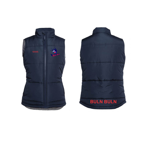 WORKWEAR, SAFETY & CORPORATE CLOTHING SPECIALISTS - JB's Ladies Adventure Puffer Vest (Inc Embroidery Left Chest/Back)