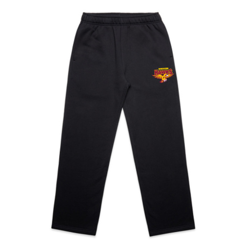 WORKWEAR, SAFETY & CORPORATE CLOTHING SPECIALISTS Womens Relax Cuffless Track Pants (Inc Embroidery Left Leg)