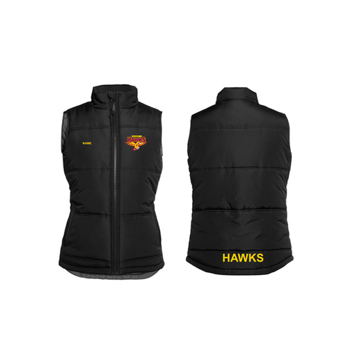 WORKWEAR, SAFETY & CORPORATE CLOTHING SPECIALISTS JB's Ladies Adventure Puffer Vest (Inc Emb Left Chest/Back)