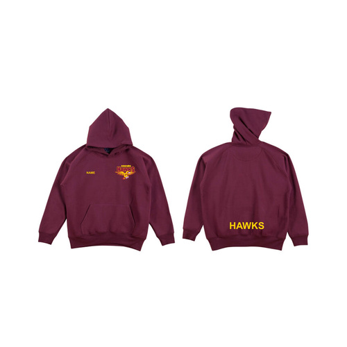 WORKWEAR, SAFETY & CORPORATE CLOTHING SPECIALISTS - Kid's Fleece Hoodie (Inc Emb Left Chest/Back)