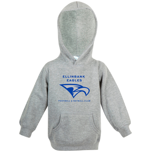 WORKWEAR, SAFETY & CORPORATE CLOTHING SPECIALISTS - Babies Cotton/Poly Fleece Hoodie - Grey Marle