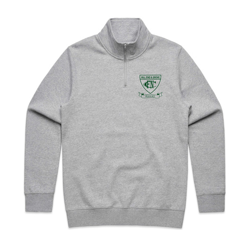 WORKWEAR, SAFETY & CORPORATE CLOTHING SPECIALISTS MENS HALF ZIP CREW (Included Print Centre Chest)