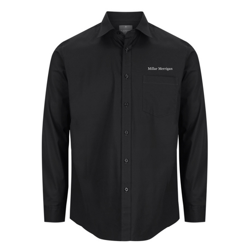 WORKWEAR, SAFETY & CORPORATE CLOTHING SPECIALISTS OLSEN - MENS COTTON STRETCH SHIRT