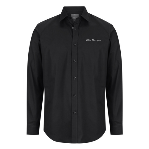 WORKWEAR, SAFETY & CORPORATE CLOTHING SPECIALISTS OLSEN - SLIM FIT COTTON STRETCH SHIRT