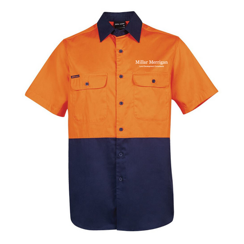 WORKWEAR, SAFETY & CORPORATE CLOTHING SPECIALISTS - JB's HI VIS S/S 150G SHIRT