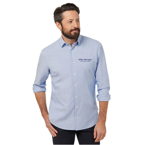 WORKWEAR, SAFETY & CORPORATE CLOTHING SPECIALISTS COTTON CHAMBRAY LONG SLEEVE SHIRT - Mens