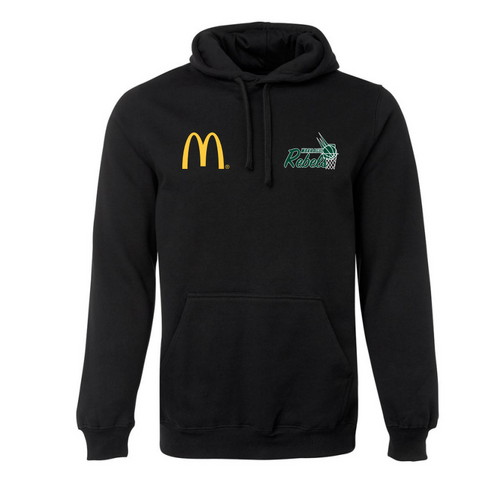WORKWEAR, SAFETY & CORPORATE CLOTHING SPECIALISTS - JB's FLEECY HOODIE (Inc Front & Back Logos)