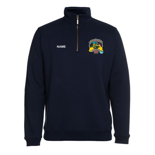 WORKWEAR, SAFETY & CORPORATE CLOTHING SPECIALISTS Colours of Cotton 1/2 Zip Brass Sweat