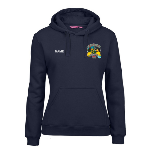 WORKWEAR, SAFETY & CORPORATE CLOTHING SPECIALISTS JB's LADIES FLEECY HOODIE