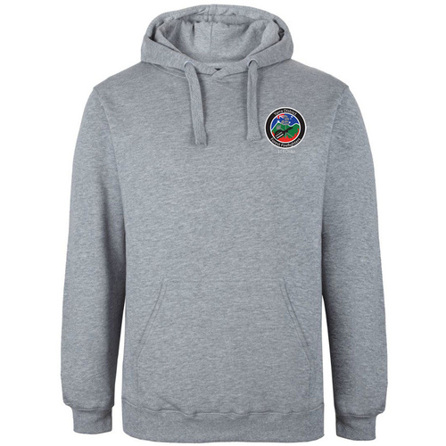 WORKWEAR, SAFETY & CORPORATE CLOTHING SPECIALISTS JB's FLEECY HOODIE (INC DTF PRINT CENTRE CHEST & BACK PRINT)-13% Marle-4XL