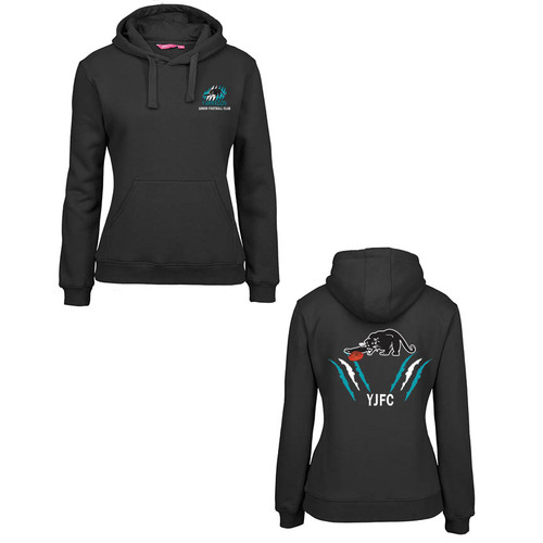 WORKWEAR, SAFETY & CORPORATE CLOTHING SPECIALISTS JB's LADIES FLEECY HOODIE