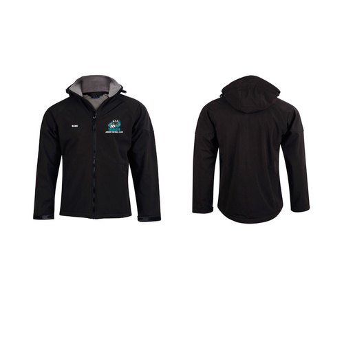 WORKWEAR, SAFETY & CORPORATE CLOTHING SPECIALISTS - Men's Softshell Full Zip Hoodie (Inc Emb Left Chest)