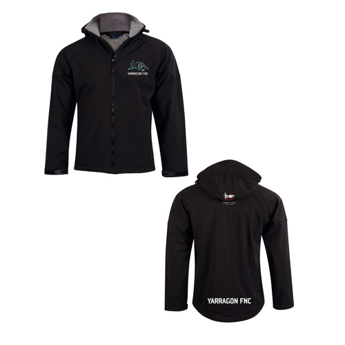 WORKWEAR, SAFETY & CORPORATE CLOTHING SPECIALISTS - Men's Softshell Full Zip Hoodie (Inc Embroidery Logo)