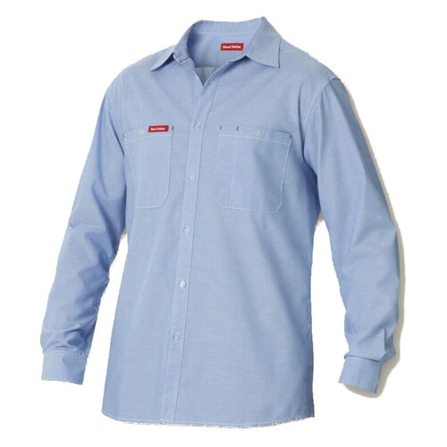 WORKWEAR, SAFETY & CORPORATE CLOTHING SPECIALISTS - DISCONTINUED - Foundations - Chambray Shirt Long Sleeve