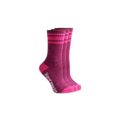 WORKWEAR, SAFETY & CORPORATE CLOTHING SPECIALISTS - Foundations - WMN BAMBOO SOCK 3PK